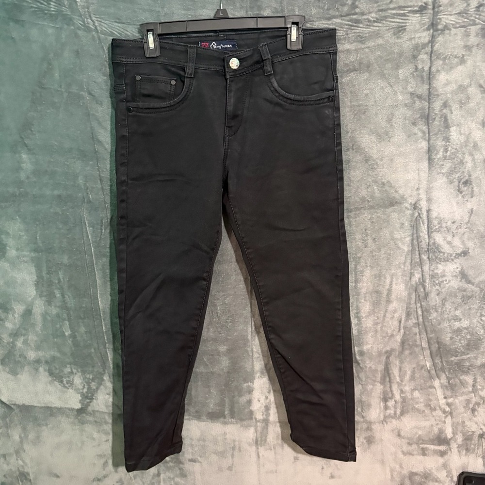 Black Denim Jeans Womens 32 X 25 Being Human Y2K Skinny